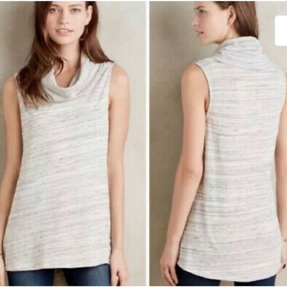 Anthropologie Dolan Left Coast Collection Charente Cowl Neck Sleeveless Top Size - Picture 1 of 8